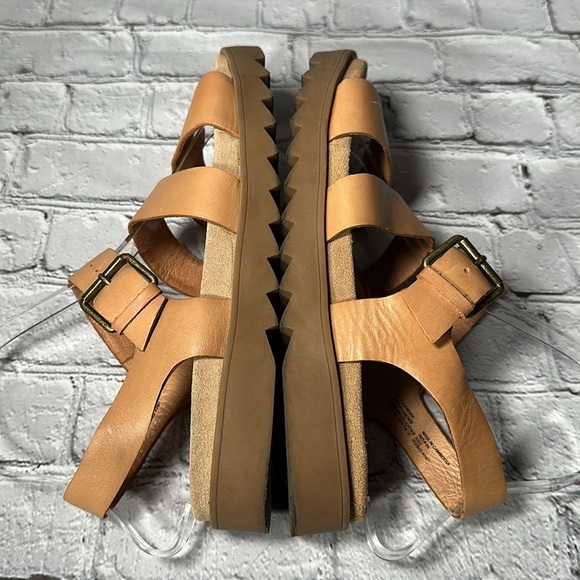 Madewell Addie Sandal Desert Camel Tan size 8 1/2 leather sandals - Picture 6 of 16